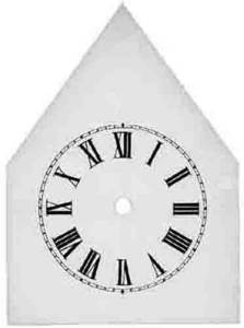 Metal Dials - Steeple Clock Dials