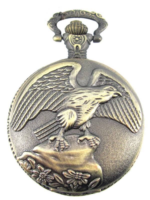 Antique Gold Eagle Pocket Watch