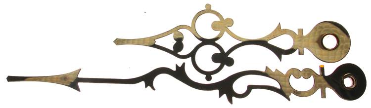 Br Grandfather Clock Hands 6 1 4 Minute Hand Br Grandfather Clock Hands 6 1 4