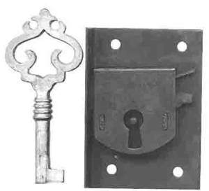 Cabinet Door Lock With 2 Keys