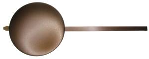 3-1/2" x 9-1/2" Bronze Quartz Pendulum  - Image 1