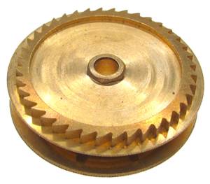 Chain Gear for German Clocks    51.0 x 46.0mm   Winds Counterclockwise - Image 1