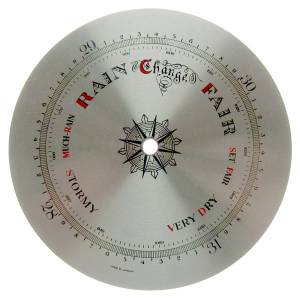 6-3/8" Barometer Dial with 4-7/8" Pointer Track - Image 1