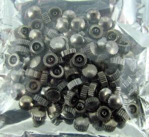 Watch Crowns  100-Piece Assortment Long Pipe Chromed  - Image 1