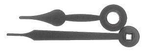 Black Spade Hands with 1-3/4" Minute Hand - Pair - Image 1