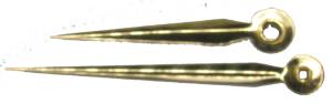 Brass Sword Style Hands  with 3" Minute Hand - Pair - Image 1