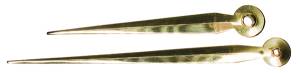 Brass Sword Style Hands  with 4-1/2" Minute Hand - Pair - Image 1