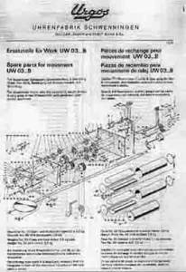 TS-87 - Urgos Movement & Parts Catalog - Image 1