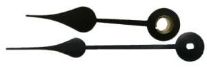 Black Spade Hands with 2-7/8" Oblong Minute Hand - Pair - Image 1