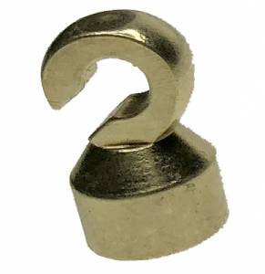 6.0mm Brass Weight Shell Top Hook with Internal Threads - Image 1