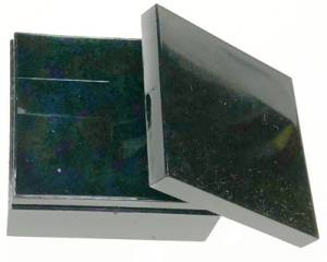 Black Plastic Storage Box - Image 1
