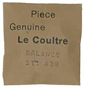 Jaeger-LeCoultre Balance Complete #438 - Image 1