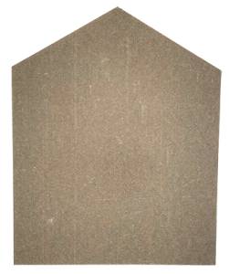 Hardboard Case Backboard - Black/Brown - Image 1