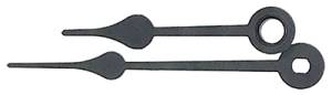 Hermle Black Spade Hands With 2-1/2" Minute Hand - Image 1