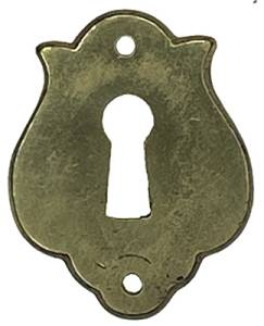 Hermle Distressed Brass Key Plate - Image 1