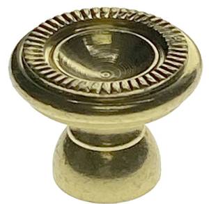 Hermle 20mm Diameter Brass Door Knob - Image 1