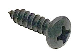 #6 x 1/2" Blackened Phillips Pan Head Tapping Screw   10-Piece Pack - Image 1