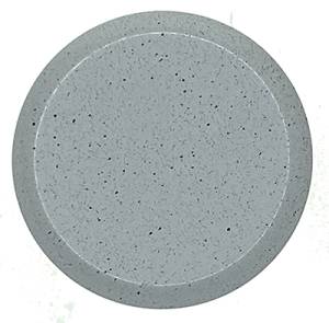 Hermle 2-3/4" (70mm) Speckled White Quartz Pendulum Bob - Image 1