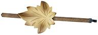 FELDSTEIN-87 - Adjustable Blonde Maple Leaf Cuckoo Pendulum    2" x 7" - Image 1