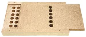 BROWN-6 - Sturdy Bushing Box With Blank Labels - Image 1