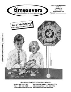 TS-87 - Timesavers Catalog-#45 - Image 1