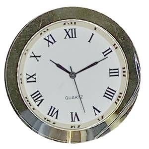 45mm (1-49/64") Roman Clock Insert with White Dial - Image 1