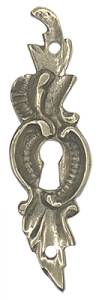 Cast Brass Keyhole Escutcheon - Image 1