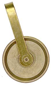 Brass Pulley   1-1/4" Diameter - Image 1