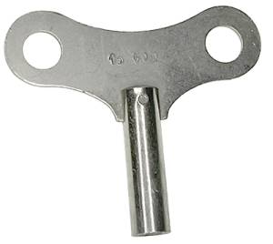 Mismarked #14 (5.75mm) Nickeled Steel Single End Key - Image 1