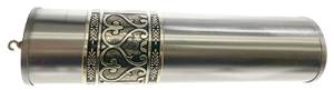 60mm x 245mm Polished Silver Banded Weight Shell - Image 1