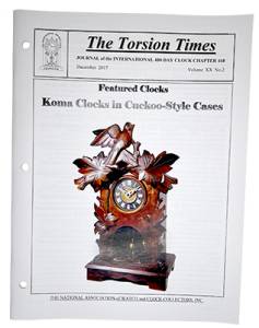 Torsion Times   Volume XX No. 2   December 2017 + Supplement - Image 1
