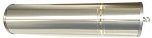 60mm x 245mm Brushed Nickel Banded Weight Shell - Image 1