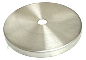 Brushed Nickeled End Cap to Fit 60mm Weight Shell - Image 1