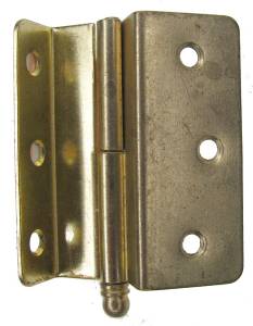 3-1/4" (82.5mm) Brass Plated Cabinet Door Hinge - Image 1