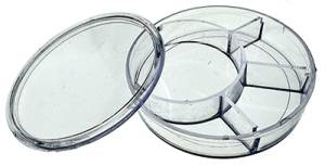 CAMBR-96 - 5-Compartment Plastic Storage Box - Image 1