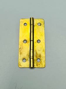10/PK Tarnished BR Hinges 3/4" x 1-5/8" - Image 1