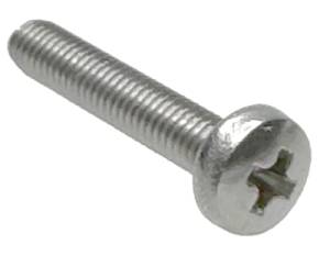 S/S Metric Mach Screws Phillips 3mm x 16mm-10/pk - Image 1