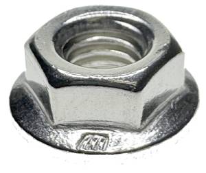 S/S M6 Flange Locking Nuts 10/pk.- Closeout - Image 1