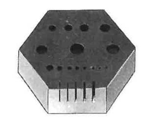 CAMBR-74 - Anvil - Hex 15-Hole  - Image 1