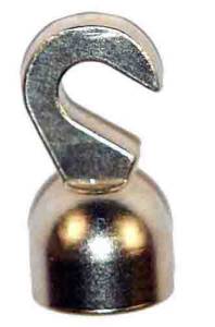 H/A-31 - 4.0mm Brass Weight Shell Top Hook with Internal Threads - Image 1