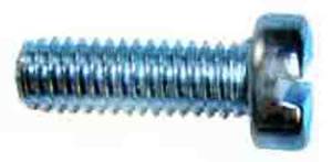 MS&TCO. - M2.5 x 4mm Slotted Steel Machine Screw  8-Pack - Image 1