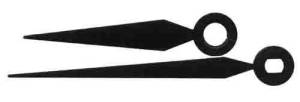 Black Sword I-Shaft Hands  1-7/8" Minute Hand - Image 1