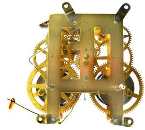 8-Day Mantel Clock Movement - Image 1