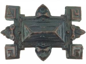 Case Ornament - Resin Rectangular Badge  3-1/2" x 2-1/2" - Image 1