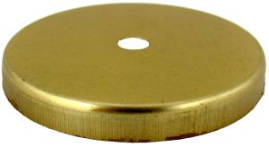 Polished Brass Finished Aluminum End Cap to Fit 32mm Weight Shell - Image 1