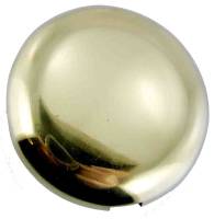 Pendulums Bobs Only - Brass & Brass Covered Bobs Only (No Rods) - Quartz Bob  2" (50mm) Brass 