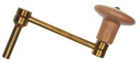 Clock Keys, Winders, Cranks & Related - Cranks-Wood Handled - #4 Grandfather Clock Winder - 3.2mm