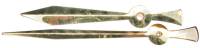 Brass Sword Style Hands  with 3-5/8" Minute Hand