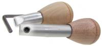 Tools, Equipment & Related Supplies - 2-Piece Wood Handled Graver/Burnisher/File Set