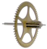 Wheels & Wheel Blanks, Motion Works, Fans & Relate - Escape Wheels - Unidentified Arbor/Wheel Assembly